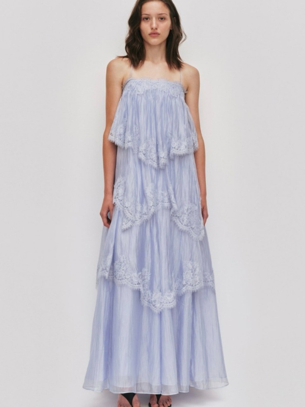 AJE Ophelia Lace Gown | French Blue | NWOT | $769 Retail